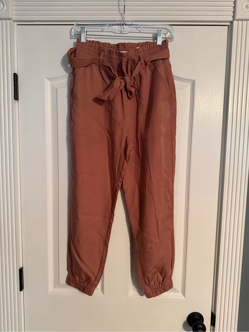 Abercrombie & Fitch Rust Pink Track Joggers